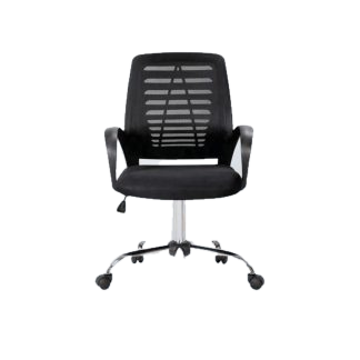 Silla de Escritorio Ergonómica Negra- 2004